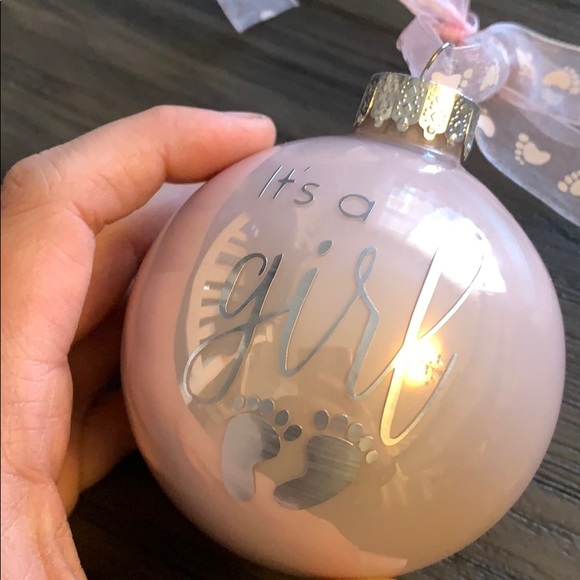 handmade Other - It’s a girl 💖 Christmas ornament gender reveal